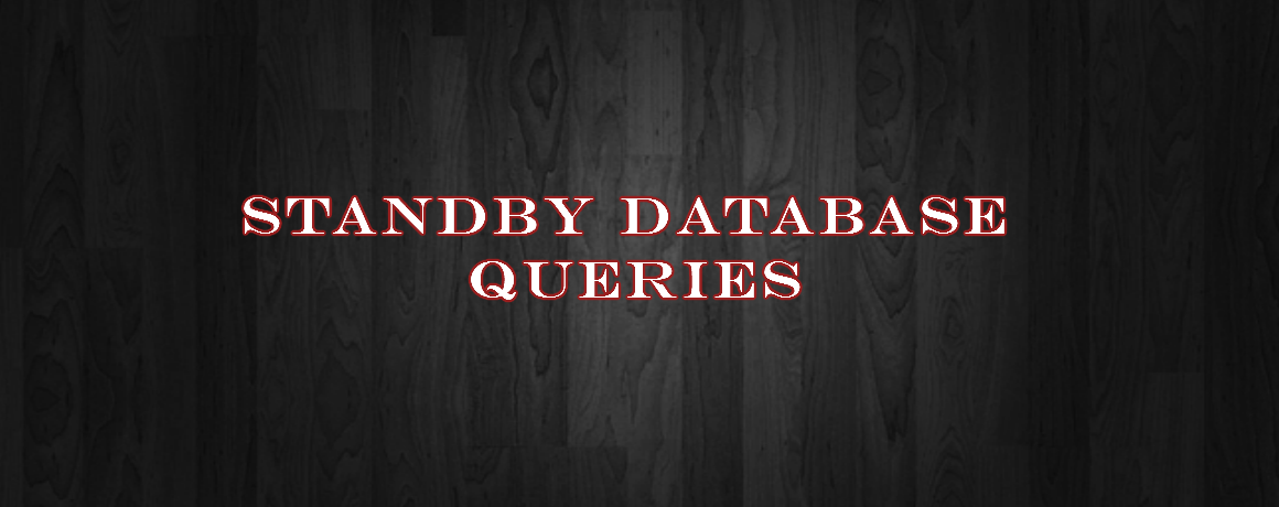 Standby Database Queries